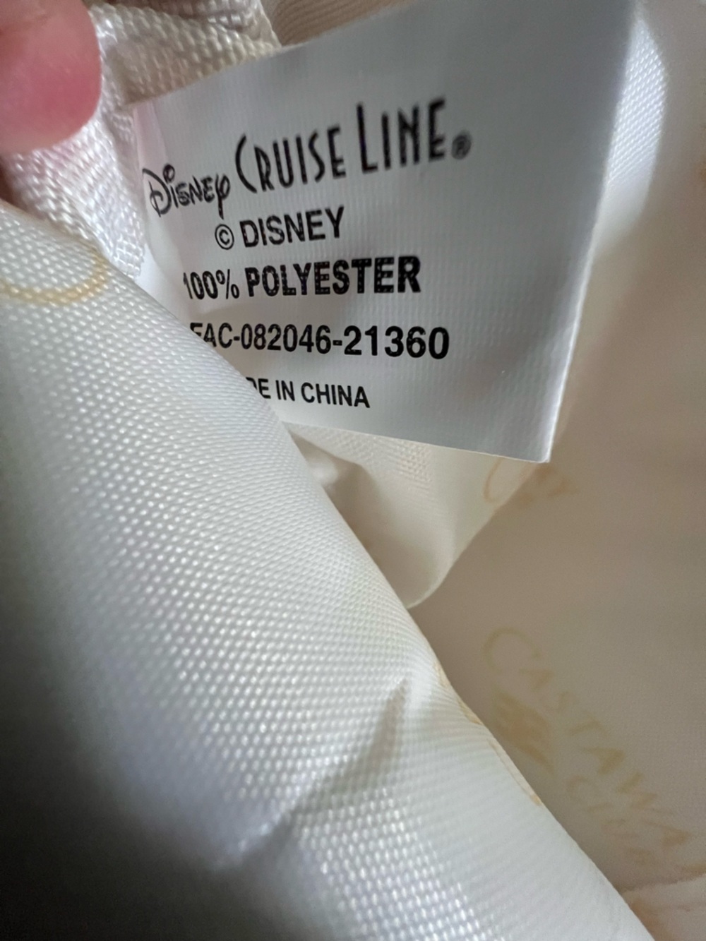 Disney Cruise Line Wish Castaway Club Inaugural Sailings Captain Mickey tote - Picture 4 of 8